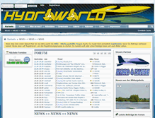 Tablet Screenshot of hydroworld.de